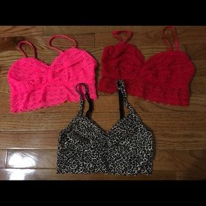 Victoria’s Secret PINK bralettes